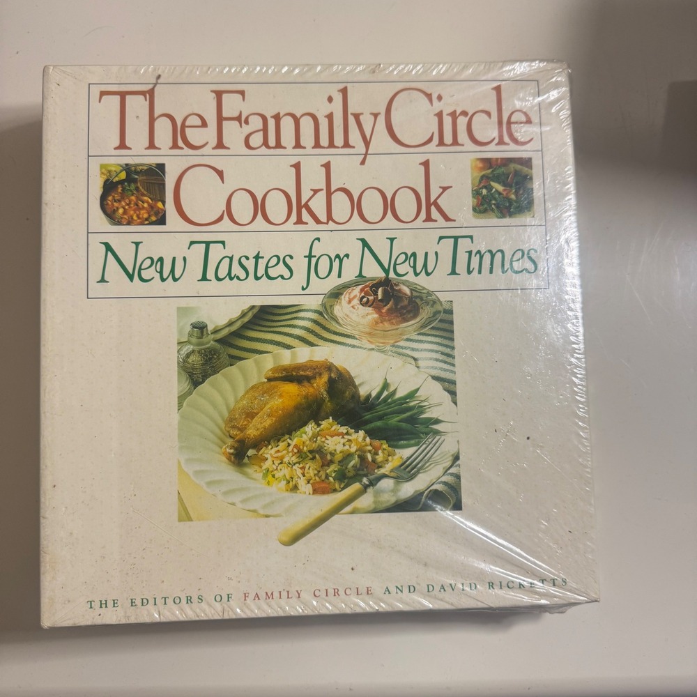 The Family Circle Cookbook New Tastes for New Times 1992 Hardcover Sealed